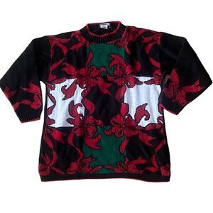 Vintage JJ Browne Sparkly Ugly Christmas Sweater Women’s Large